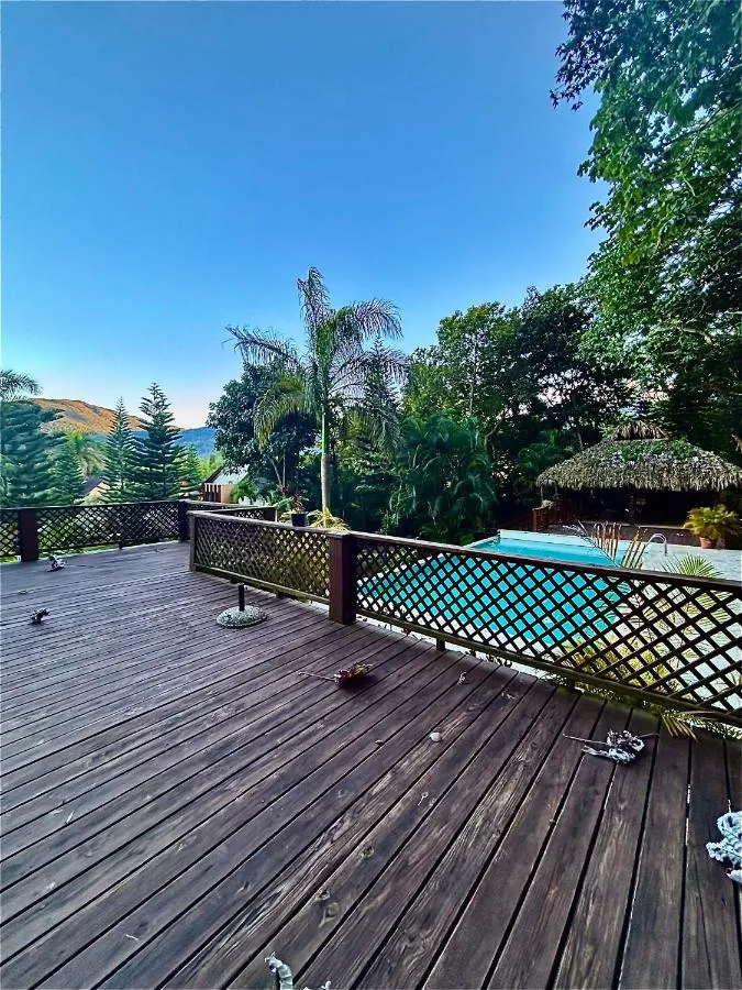 Terraza con vista a las montañas